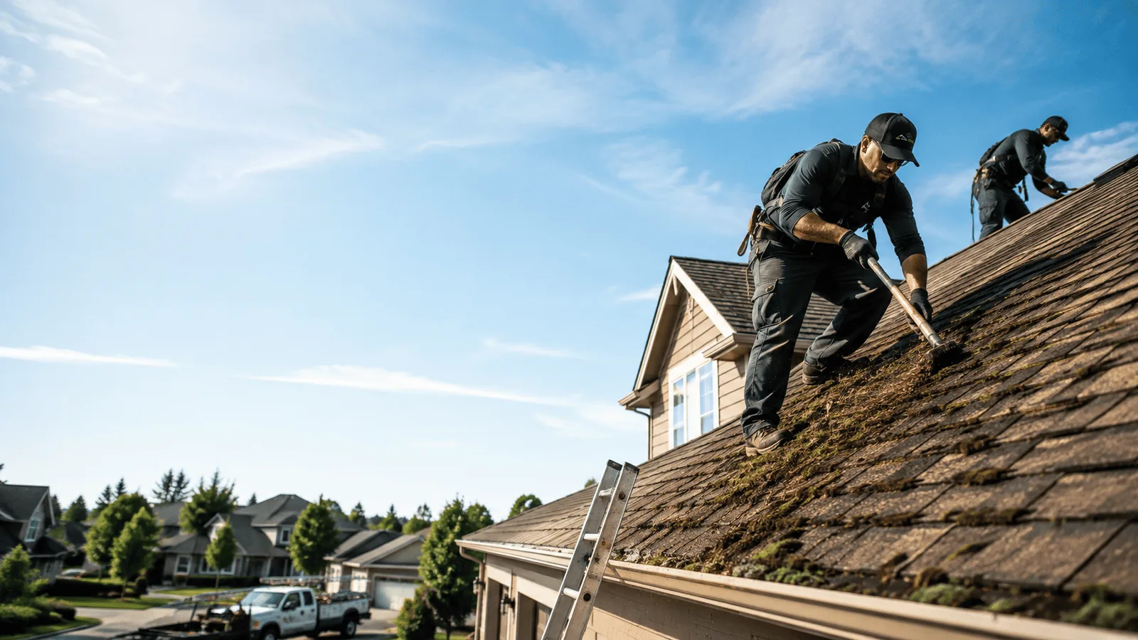 Roof Moss Removal in Jermyn, TX near me